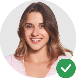 Happy woman talking about Hydrogen water