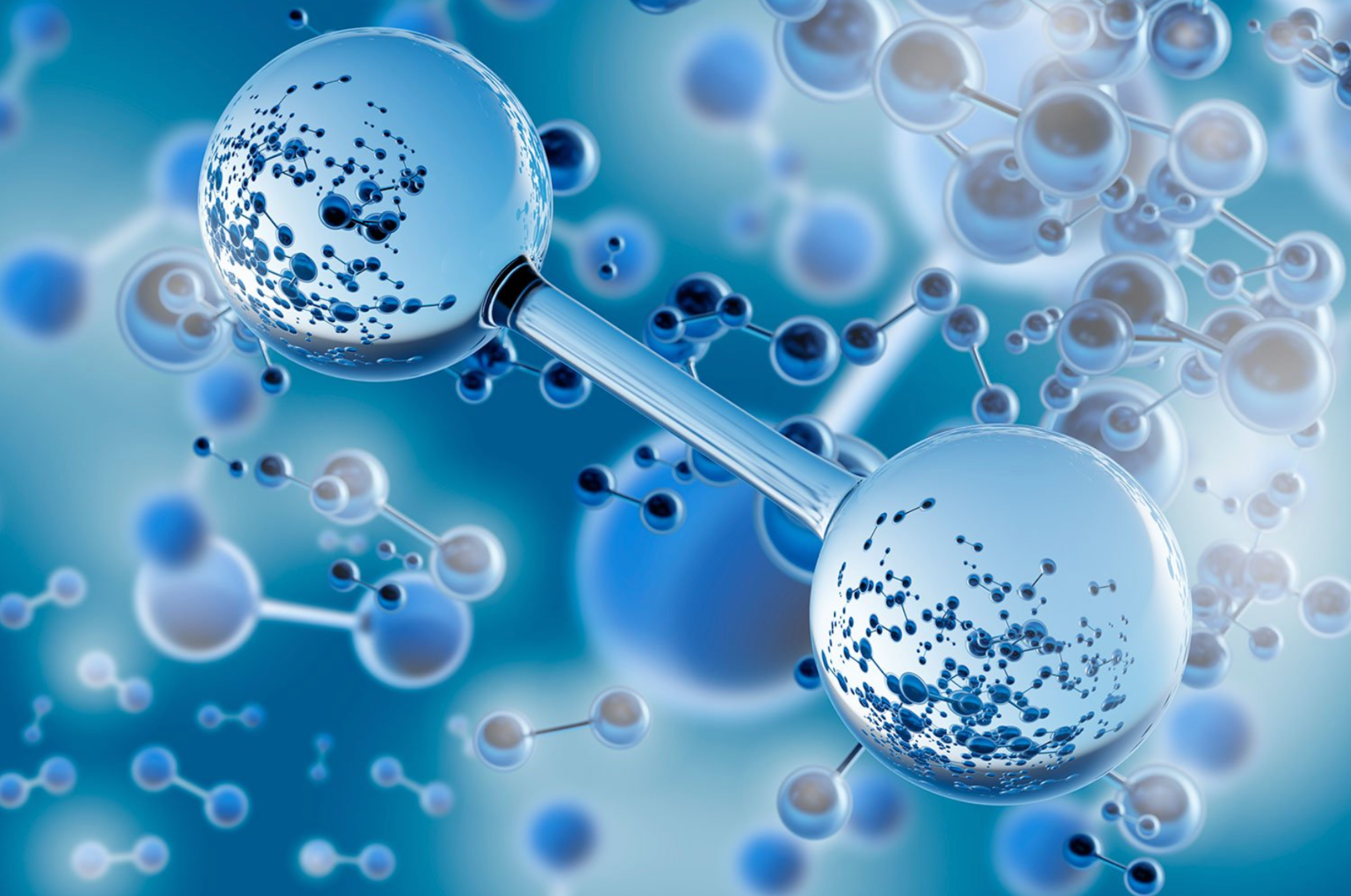 Molecular hydrogen water molecule