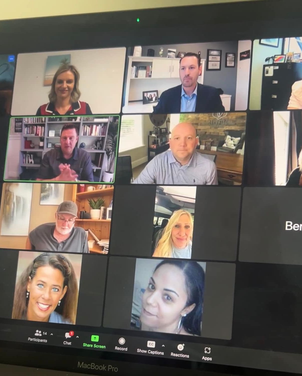 Zoom Affiliate Hydrogen Meeting